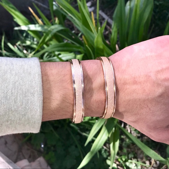 Spring Fashion | Rose Gold Infinity Cuff Bracelet - Picture 4 of 7